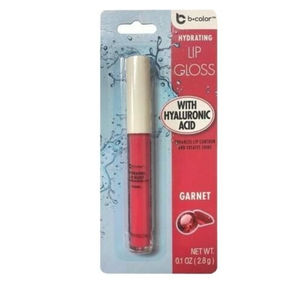 B•Color Lip Gloss Hydrating Hyaluronic Acid Enhances Lip Contour Garnet 06/2023